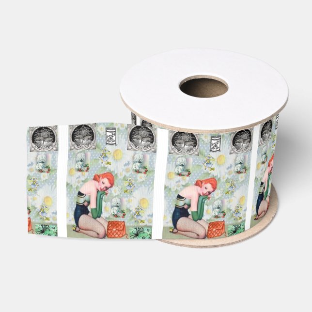 Lazo De Tela Gruesa valentines love ribbon (Carrete)