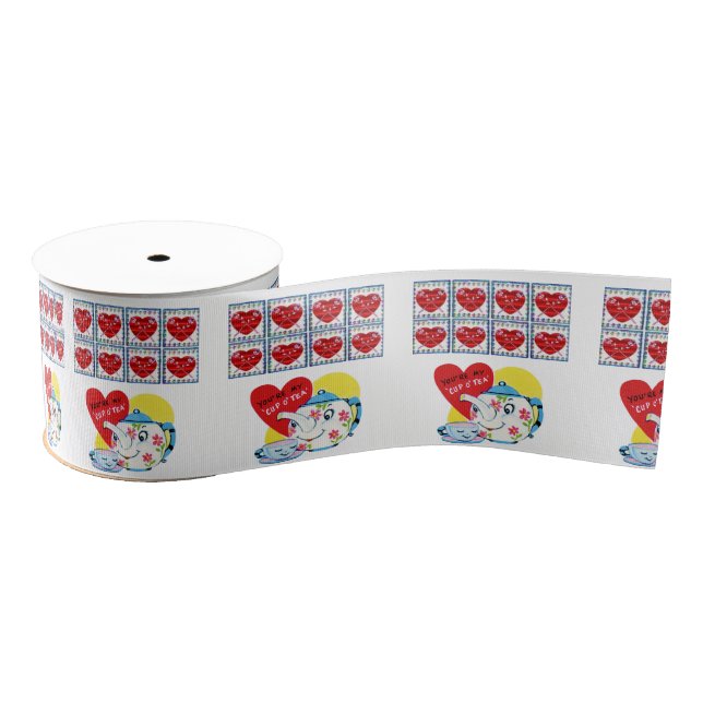 Lazo De Tela Gruesa valentines love ribbon (Carrete)