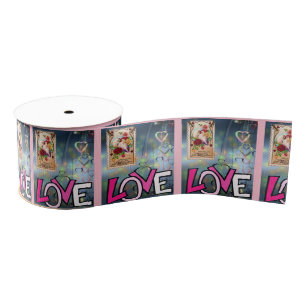 Lazo De Tela Gruesa valentines love ribbon