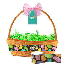 Lazo De Tela Gruesa Wide Easter Ribbon Jelly Bean Garden