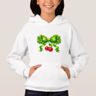 Lazo de trébol de la suerte con diseño verde de ce