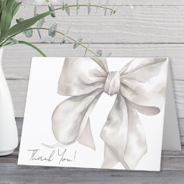 Lazo Elegante Personalizado de Agradecimiento