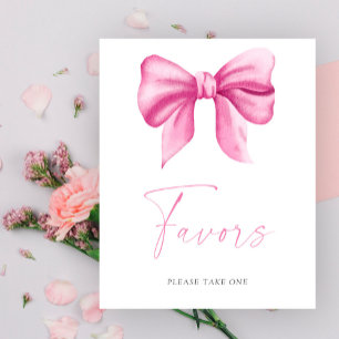 Lazo rosa - Póster de favores