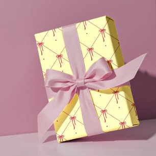 Lazos de cinta roja - Papel de regalo clásico del