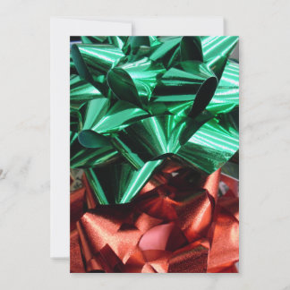 Lazos de Navidad de Papel de Estaño Metálico (Verd