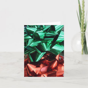 Lazos de Papel de Estaño Metálico de Navidad (Verd