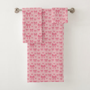 Lazos de Tulipán de Moda Rosa Patrón en Rosa Boho 