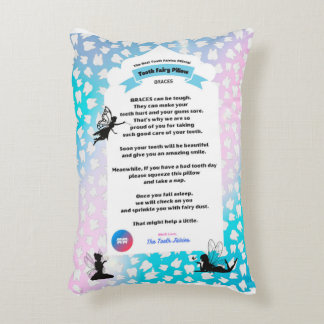 Lazos, hadas de dientes Pillow, almohada a consuel