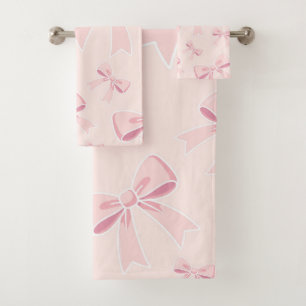 Lazos rosados encantadores Coquette Cottage Chic