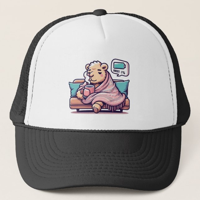 Lazy Camel Gorra | Chill Vibes para días de baja b (Anverso)
