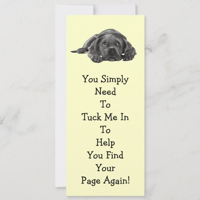 Lazy Dog BOOK MARK: "Tocarme" (Anverso)