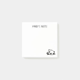 Lazy Panda Bear 3" x 3" Notas Post-it®
