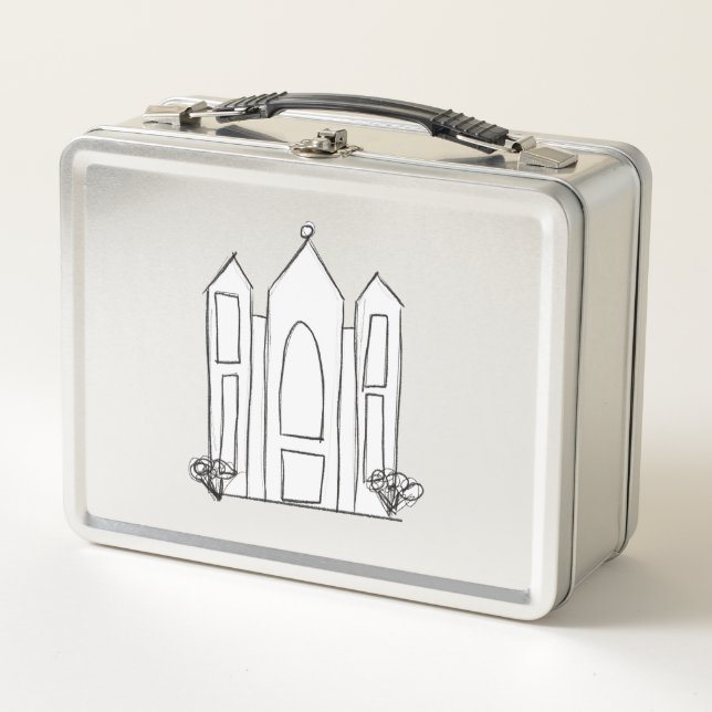 LDS Salt Lake City Temple simple mormón moderno (Anverso)