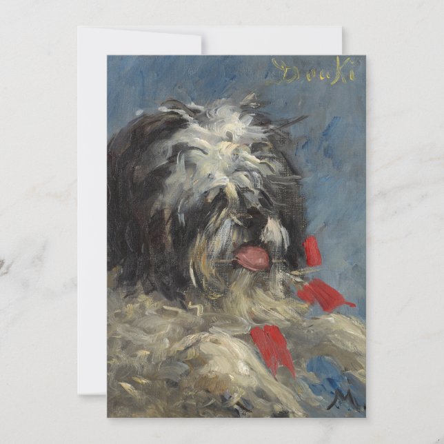 Le Chien ‘Donki’ | Édouard Manet (Anverso)