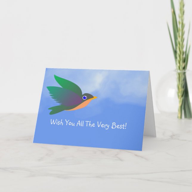 Le deseo la mejor tarjeta de felicitación (Anverso)