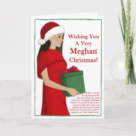 Le Deseo Una Tarjeta De Navidades Muy Meghan