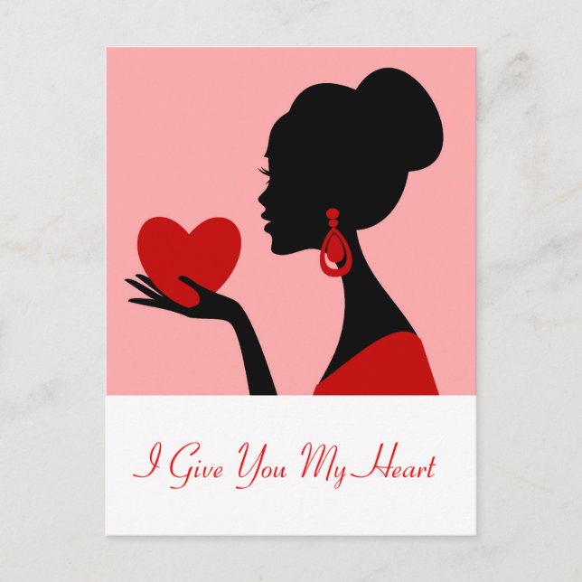 Le doy mi postal del el día de San Valentín del (Anverso)