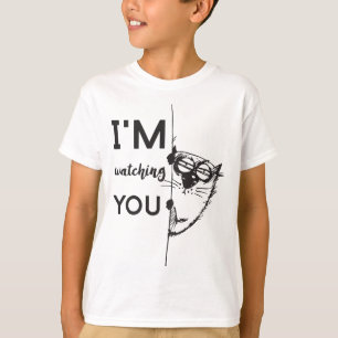 Le estoy mirando camiseta, camiseta del gato