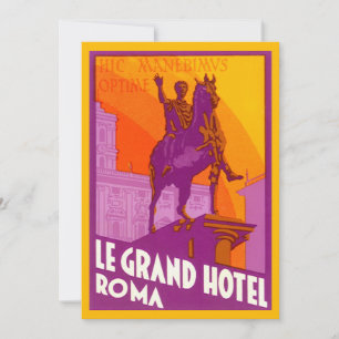 Le Grand Hotel Roma Estatua, Italia, Viajes Antigu