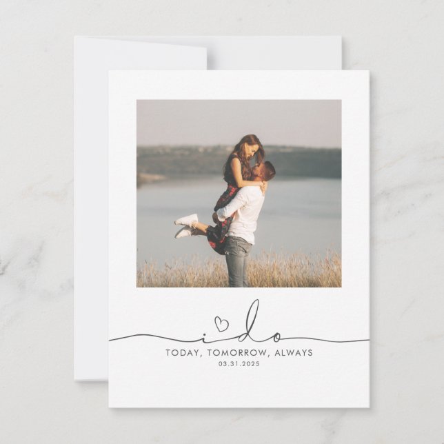 Le hago a mi Boda de Groom un mensaje matutino (Anverso)