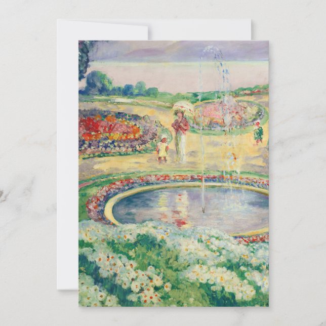 Le Jardin Fleuri | Henri Lebasque (Anverso)