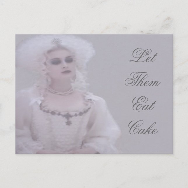 Le Marie Antoinette Queen ~ Postales / Invitación (Anverso)