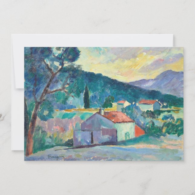 Le Mas à Saint-Tropez | Henri Manguin (Anverso)