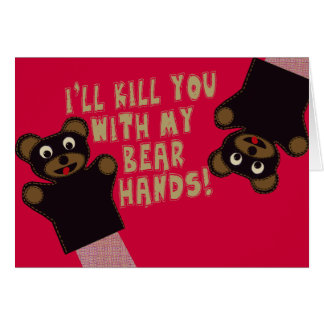 Le mataré con mis manos del oso