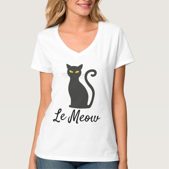 LE MEOW, Camisetas CAT FRANCESAS (Anverso)