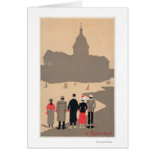 Le Pantheon Art Deco Scene Paris, Francia