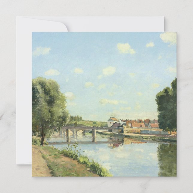 Le Pont Du Chemin De Fer Camille Pissarro (Anverso)