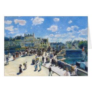 Le Pont-Neuf, pintura de París Pedro Auguste