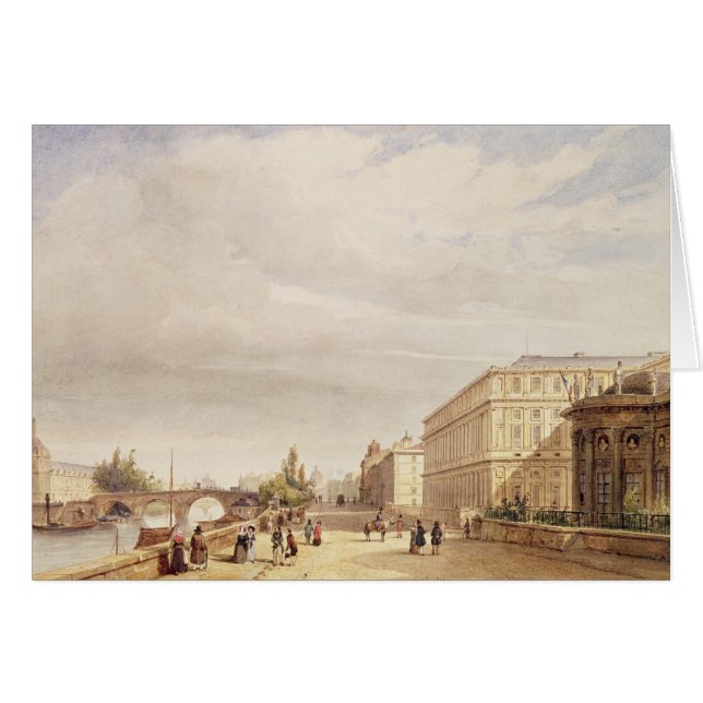 Le Quai d'Orsay, 1839 (Anverso (Horizontal))