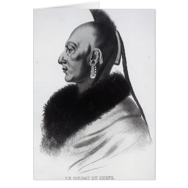 Le Soldat du Chene, un jefe de Osage (Frente)