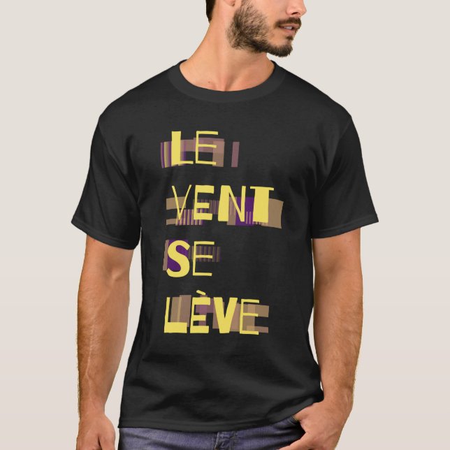 Le Vent Se Leve, camiseta francesa (Anverso)