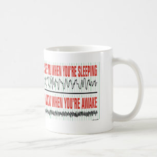 Le veo cuando usted es taza de café el dormir…