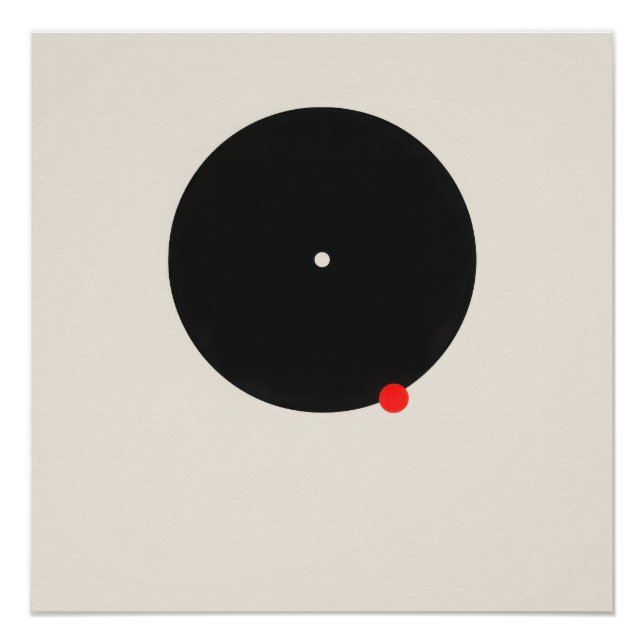 Le Vinyle Minimal - Poster (Anverso)
