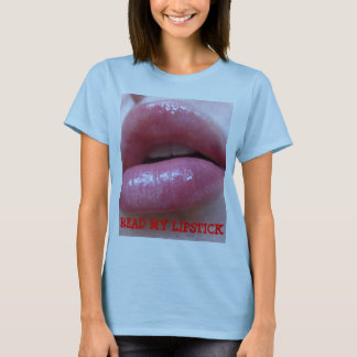 LEA MI camiseta del LÁPIZ LABIAL