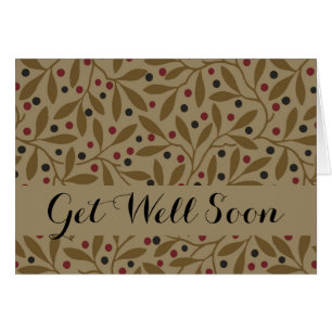 Leaf Berry Classic Colored Bonito Pattern Art