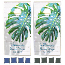 Leaf tropical con sombra Nombre Rústico de Madera