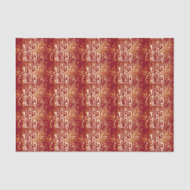 Leafy Brownstone sepia foto alterada papel higiéni (Anverso)