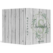 Leafy Eucalyptus Monograma Personalizado libro de 