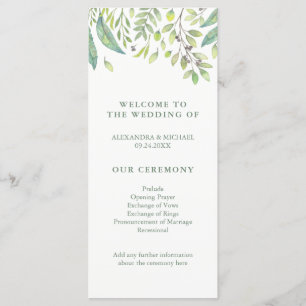 Leafy Green Programa de casamiento de color de a