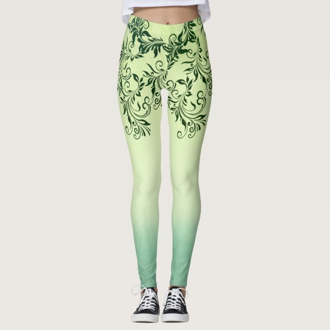 Leafy lime leggings de ensueño verde (Anverso)
