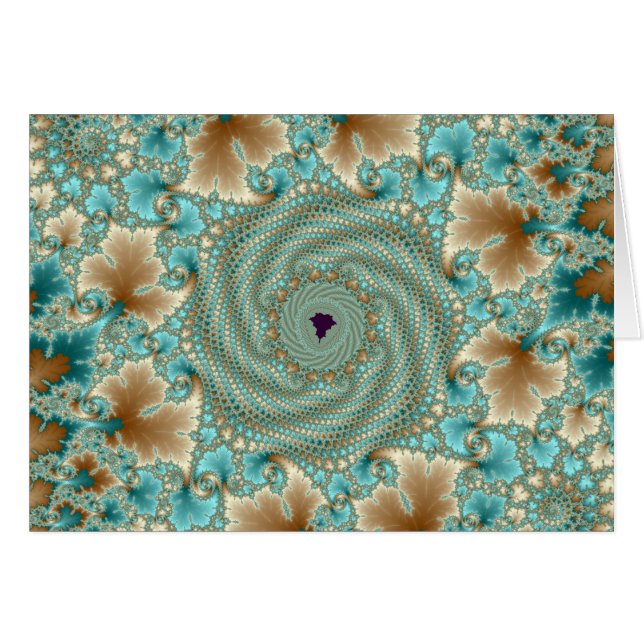 Leafy Whorls Fractal (Anverso (Horizontal))