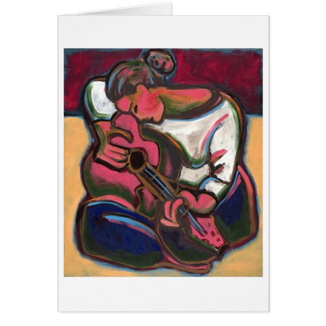 Leah toca la guitarra (Frente)