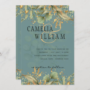 LeahG Greenery deja la invitación a la Boda Verde 