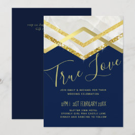 LeahG Presupuesto Navy Gold Art Deco Boda