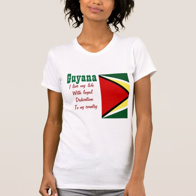 Lealtad de Guyana a las camisetas de mi país (Anverso)