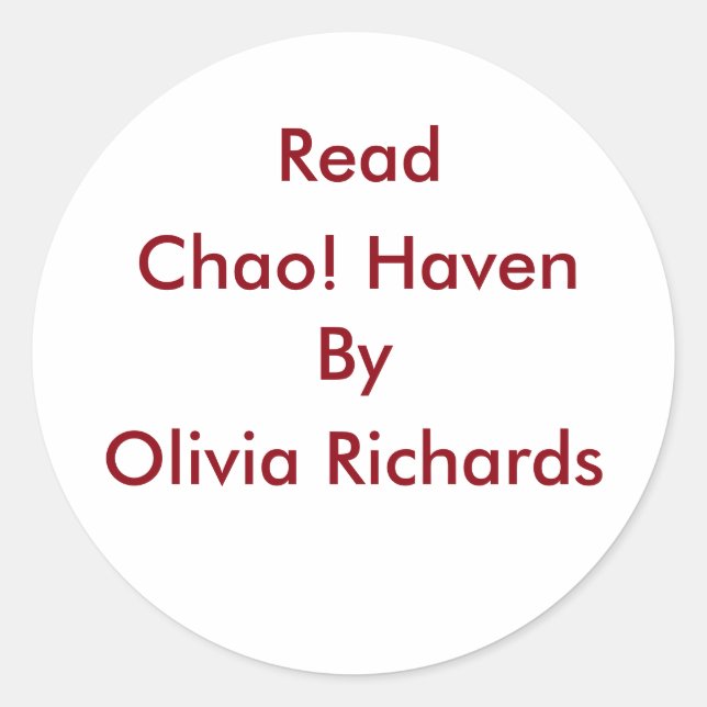 ¡Lean a Chao! Pegatina (Anverso)